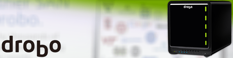 Drobo スプラッシュ画像