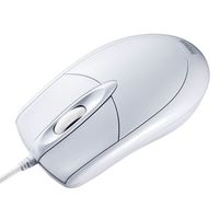 サンワサプライ 有線光学式マウス ホワイト MA-130HUW (MA-130HUW)画像