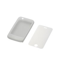 iPhone 3G用/シリコンケース/液晶保護フィルム付/クリア