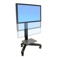 Ergotron Cart、 Neoflex Mobile Media Center、 Portrait/Landscape、 LHD、 ERGOTRON BLACK (24-190-085)画像
