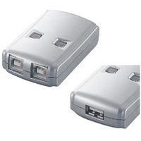 ELECOM USS2-W2 USB2.0手動切替器 (USS2-W2)画像