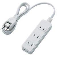 ELECOM スイングプラグタップ/4個口/1m/ホワイト T-S02-2410WH (T-S02-2410WH)画像