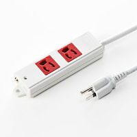 サンワサプライ 工事物件タップ 赤 3m TAP-K2-3R (TAP-K2-3R)画像