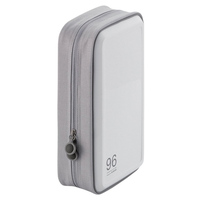 ELECOM CD/DVDケース/セミハード/ファスナー付/96枚入/ホワイト CCD-H96WH (CCD-H96WH)画像