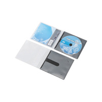 ELECOM CD/DVD用スリム収納ソフトケース 1枚収納タイプ/30個入り/ブラック (CCD-DPC30BK)画像