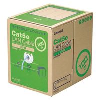 ELECOM RoHS対応LANケーブル/CAT5E/100m/ブルー/簡易パッケージ/ヨリ線仕様 (LD-CT2/BU100YR)画像
