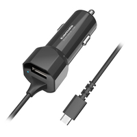 多摩電子工業 microUSB カーチャージャー 4.8A TK94SK (TK94SK)画像