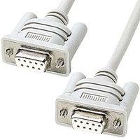 サンワサプライ KRS-433XF-4K RS-232Cケーブ ル DB9メスーDB9メス (KRS-433XF-4K)画像