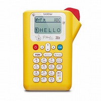 brother PT-J100PHY ピータッチ ラベルライター プーさんイエロー PT-J100PHY (PT-J100PHY)画像