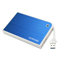 Century MOBILE BOX USB3.0 SATA6G ブルー&ホワイト (CMB25U3BL6G)画像