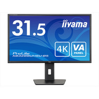 IIYAMA 31.5型ワイド液晶(ケーブル付属/UHD/昇降/VA方式) (XB3288UHSU-B5)画像