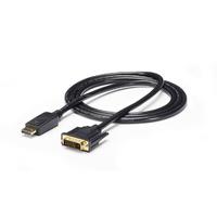 StarTech 1.8m DisplayPort – DVI変換ケーブル DP2DVI2MM6 (DP2DVI2MM6)画像