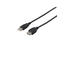 BUFFALO BU2AA30BK USB2.0 A to A 延長ケーブル3.0mブラック (BU2AA30BK)画像