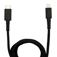 OWLTECH Type-C to Lightningケーブル2m ブラック (OWL-CBKLTC20-BK)画像