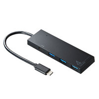 サンワサプライ USB Type C ハブ USB-3TCH8BK (USB-3TCH8BK)画像