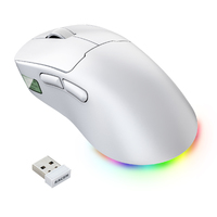 Century RACEN 軽量ワイヤレスゲーミングマウス LightBow ホワイト (CRC-WGMRGB02WT)画像