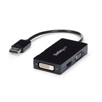 StarTech DP-VGA/DVI/HDMI変換アダプタ ブラック DP2VGDVHD (DP2VGDVHD)画像