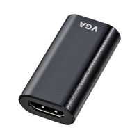 HDMI-VGA変換アダプタ(HDMI Aメス-VGAメス・ブラック) AD-HD13VGA画像