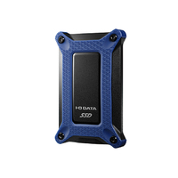 I.O DATA USB3.2 Gen2 Type-C対応 ポータブルSSD 2TB ミレニアム群青 (SSPG-USC2NC)画像