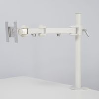 サンコー 4軸式くねくねモニターアーム(ホワイト) MARMGUS1920W (MARMGUS1920W)画像