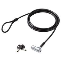 ELECOM セキュリティワイヤーロック マスターキータイプ ESL-30M (ESL-30M)画像