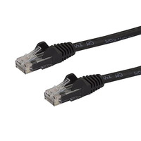 StarTech カテゴリー6 LANケーブル 7.5m ツメ折れ防止RJ45コネクタ ブラック CAT6ギガビットイーサネットケーブル 24AWG (N6PATC750CMBK)画像