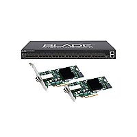 【キャンペーンモデル】10GbE導入パッケージ SFP+セット スイッチ背面吸気型 (PH-BSR-CNN-SFP/C)画像