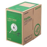 ELECOM RoHS対応LANケーブル/CAT5E/100m/ライトグレー/簡易パッケージ (LD-CT2/LG100/RS)画像