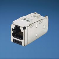 PANDUIT 10ギガ対応 シールド付きモジュラージャック (CJS6X88TGY)画像