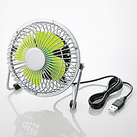 USB扇風機 グリーン FAN-U18GN