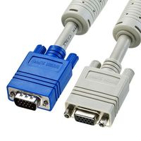 サンワサプライ ディスプレイ延長ケーブル 3m ライトグレー (KC-VEN3K)画像