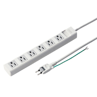 サンワサプライ 電源タップ 3P・6個口 5m TAP-N3650N (TAP-N3650N)画像