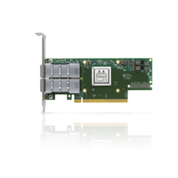 Mellanox ConnectX-6 VPI adapter card, HDR IB (200Gb/s) and 200GbE, dual-port QSFP56, PCIe4.0 x16, tall bracket (MCX653106A-HDAT-SP)画像
