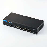 ELECOM Giga対応スイッチングHub/8ポート/10G/金属筐体 (EHC-X08MA-HB)画像