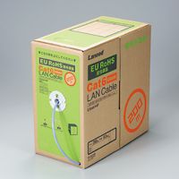 ELECOM EU RoHS準拠 CAT6 LANケーブル 300m/リール巻 ブルー (LD-CT6/BU300/RS)画像