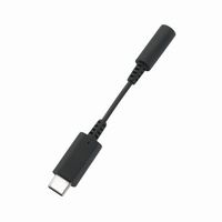 OWLTECH デジタル出力対応 USB Type-C Φ 3.5mm オーディオ変換ケーブルBK (OWL-CBCF3502-BK)画像