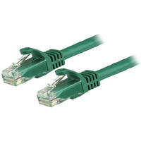 StarTech カテゴリー6 LANケーブル 1.5m ツメ折れ防止RJ45コネクタ グリーン CAT6ギガビットイーサネットケーブル 24AWG (N6PATC150CMGN)画像