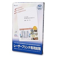 ハート レーザー専用封筒 角2 ホワイト (100枚函) KQ0227 (KQ0227)画像