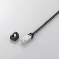 ELECOM 産業用LANケーブル/微可動用/耐油/編組シールド/AWG28×4P/黒/2.0m (LD-26334B-020)画像