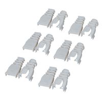 ELECOM LD-ABBE6 後付けタイプコネクタ保護カバー(6個) (LD-ABBE6)画像