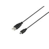 BUFFALO BU2AMN30BK USB2.0 A to miniBケーブル3.0mブラック (BU2AMN30BK)画像