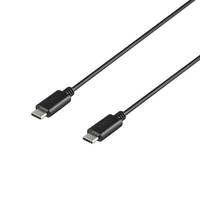 BUFFALO BU2CC15BK USB2.0ケーブル C-C 1.5m ブラック (BU2CC15BK)画像