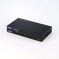 ELECOM Giga対応スイッチ/8P/2.5G/金属/電源外付/ブラック (EHC-Q08MA2-HB)画像