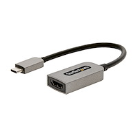 StarTech USB-C-HDMI 2.0bディスプレイ変換アダプタ/4K60Hz & HDR10対応/USB-C HDMI 2.0bコンバータ/USB Type-C DP AltモードでHDMIディスプレイに接続/USB-C-HDMI増設アダプタ (USBC-HDMI-CDP2HD4K60)画像
