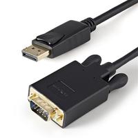 StarTech 90cm DisplayPort/ DP-VGA変換ケーブル DP2VGAMM3B (DP2VGAMM3B)画像
