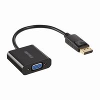 BUFFALO BDPVGBK DP-VGA 変換アダプター 0.15m ブラック (BDPVGBK)画像