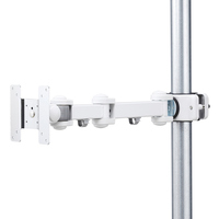 サンワサプライ 支柱取付け液晶モニタアーム 75×75/100x100mm 2箇所 (CR-LA354)画像