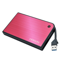 Century MOBILE BOX USB3.0 SATA6G マゼンタ&ブラック (CMB25U3RD6G)画像