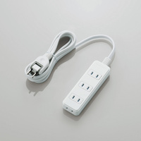 ELECOM シャッタータップ/雷ガード/4個口/2m/ホワイト T-KST02-22420WH (T-KST02-22420WH)画像