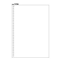 ヒサゴ BP2049 マルチプリンタ帳票 A4 白紙 30穴 (BP2049)画像